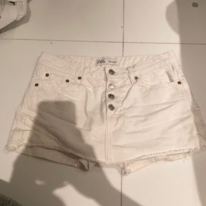 Zara white skort